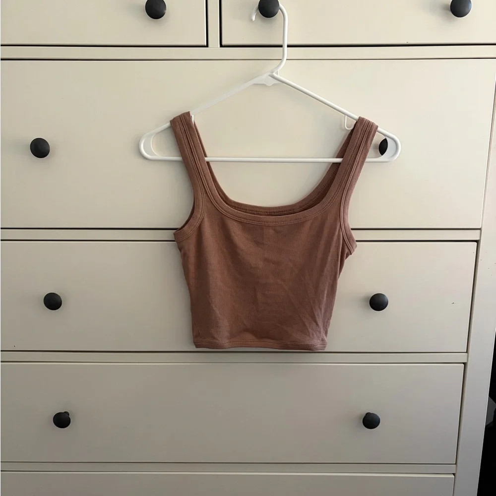 LULULEMON hold tight tank brown size 2